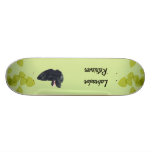 Labrador Retriever ~ Green Leaves Design Skate Board Deck
