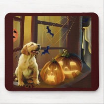 Labrador Retriever Halloween Mousepad