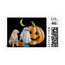 Labrador Retriever Halloween Postage postage
