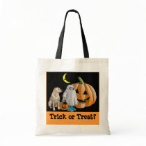Labrador Retriever Halloween Tote Bag