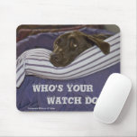 Labrador Retriever In Bed Mousepad
