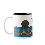 Labrador Retriever in the Ducks mugs