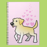 Labrador Retriever Love Spiral Notebooks