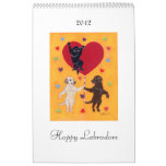 Labrador Retriever Paintings 2012 Calendar C
