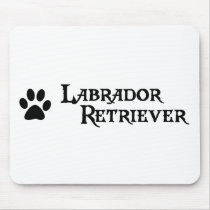 Labrador Retriever (pirate style w/ pawprint) mousepads by dogsandhorses Labrador Retriever (pirate style w/ pawprint) mousepads