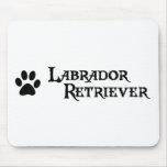 Labrador Retriever (pirate style w/ pawprint) Mouse Pad