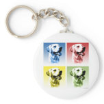 Labrador Retriever Pop Art Keychain