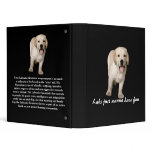 Labrador Retriever Puppy Binder