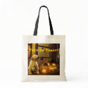 Labrador Retriever Puppy Halloween Tote Bag