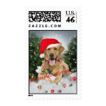 Labrador Retriever Santa Paws Postage