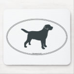 Labrador Retriever Silhouette Mouse Pad