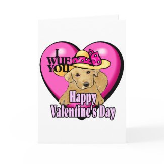 Labrador Retriever Valentine's Day Gifts card