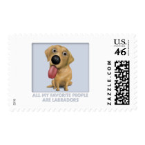 Labrador Retriever (Yellow) Favorite Postage Stamp