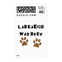 Labrador Was Here Postage