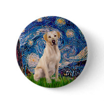 Labrador (Y7) - Starry Night buttons by masterpiecedogs Labrador (Y7) - Starry Night buttons
