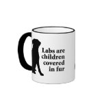 Labradors Are Fur Children mugs