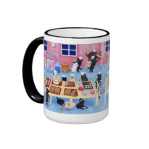 Labradors Bakery Painting Coffee Mugs