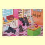 Labradors in the Kitchen Painting kitchen towels