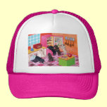 Labradors in the Kitchen Painting hats
