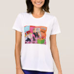 Labradors in the Kitchen Painting t-shirts