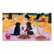 Labradors Thank You Card Business Cards