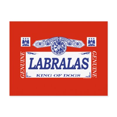 Labralas Post Card by dogbreedz