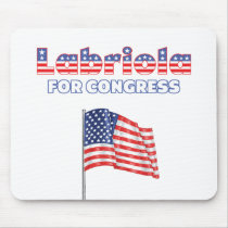 Labriola for Congress Patriotic American Flag Mousepads