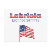 Labriola for Congress Patriotic American Flag Postcards