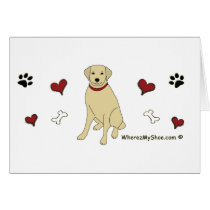 LabYellow Greeting Cards