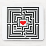 Labyrinth - Heart Mouse Mat