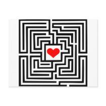 Labyrinth - Heart postcards by Thinkdifferent Labyrinth - Heart postcards