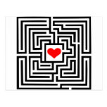 Labyrinth - Heart Postcard