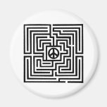Labyrinth - Peace Refrigerator Magnets