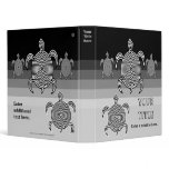 Labyrinth Turtle Customizable Art Binder
