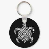 Labyrinth Turtle Keychain