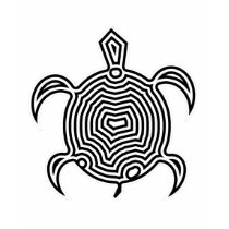 Labyrinth Turtle Kids' Shirts