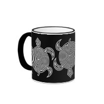 Labyrinth Turtle Mugs