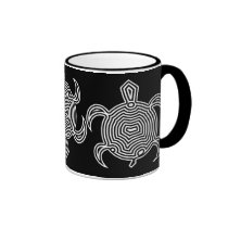 Labyrinth Turtle Mugs