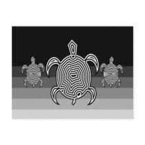 Labyrinth Turtle Notes Card