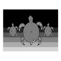 Labyrinth Turtle Postcard