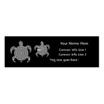 Labyrinth Turtle Profile Card Business Card Templates
