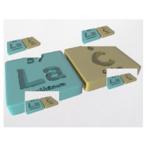 Lac as La Lanthanum and C Carbon Personalized Letterhead