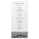 Lace and Ribbon RSVP cards Full Color Rack Card
