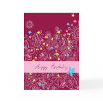 Lace Birthday Card
