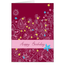 Lace Birthday Card