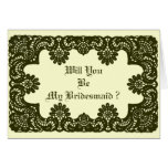 Lace Black & White The MUSEUM Zazzle Gifts Card