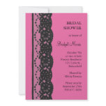 lace, black, fuchsia, pink, wedding shower, lacy,