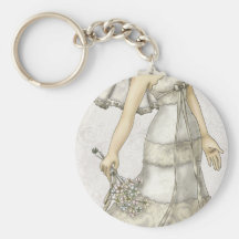 Lace Bride Key Chain