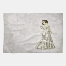 Lace Bride Kitchen Towels