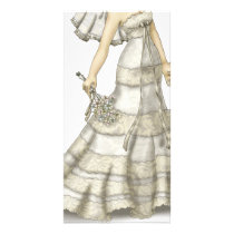 Lace Bride Picture Card